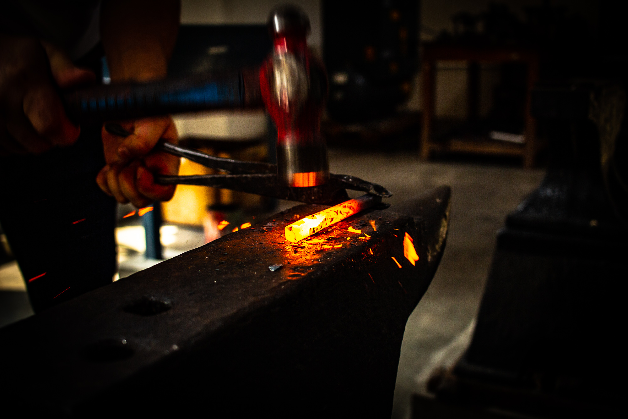 Forging in the new workshop